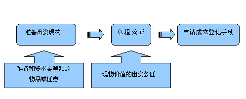 現物出資注冊方式